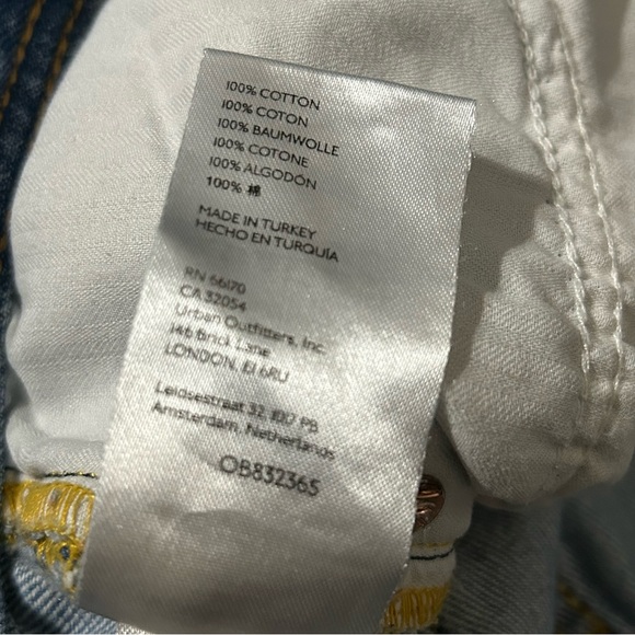 We The Free - Free People Maggie Ripped Crop Straight Jeans - 26 - Picture 8 of 10